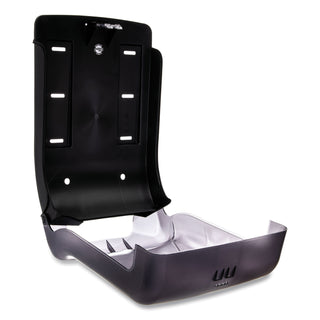 San Jamar® Ultrafold Multifold/C-Fold Towel Dispenser, Oceans, Black, 11 3/4 x 6 1/4 x 18 (T1790TBK)
