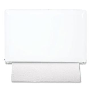 San Jamar® Singlefold Paper Towel Dispenser, White, 10 3/4 x 6 x 7 1/2 (T1800WH)