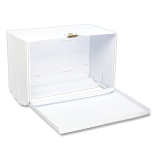 San Jamar® Singlefold Paper Towel Dispenser, White, 10 3/4 x 6 x 7 1/2 (T1800WH)