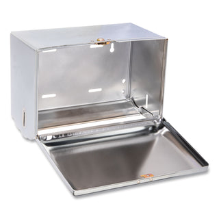 San Jamar® Singlefold Paper Towel Dispenser, Chrome, 10 3/4 x 6 x 7 1/2 (T1800XC)