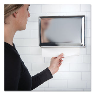 San Jamar® Singlefold Paper Towel Dispenser, Chrome, 10 3/4 x 6 x 7 1/2 (T1800XC)