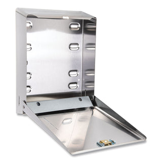 San Jamar® C-Fold/Multifold Towel Dispenser, Stainless Steel, 11 3/8 x 4 x 14 3/4 (T1900SS)