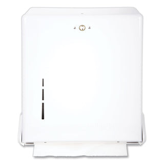 San Jamar® True Fold C-Fold/Multifold Paper Towel Dispenser, White, 11 5/8 x 5 x 14 1/2 (SJMT1905WH)