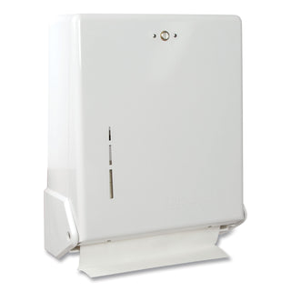 San Jamar® True Fold C-Fold/Multifold Paper Towel Dispenser, White, 11 5/8 x 5 x 14 1/2 (SJMT1905WH)