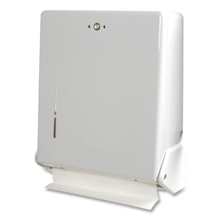 San Jamar® True Fold C-Fold/Multifold Paper Towel Dispenser, White, 11 5/8 x 5 x 14 1/2 (SJMT1905WH)