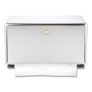 San Jamar® Mini C-Fold/Multifold Towel Dispenser, Chrome, 11 1/8 x 3 7/8 x 7 7/8 (T1950XC)