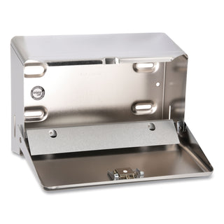 San Jamar® Mini C-Fold/Multifold Towel Dispenser, Chrome, 11 1/8 x 3 7/8 x 7 7/8 (T1950XC)
