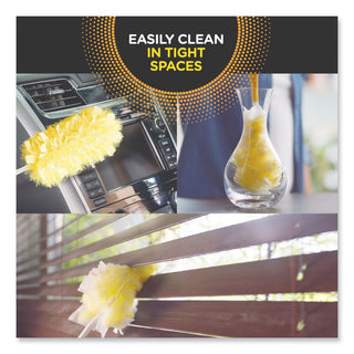 Swiffer® Dusters Heavy Duty, Dust Lock Fiber, Yellow, Unscented, 6 Pack Refill, 4/Case, 24 Total (PGC21620CT)