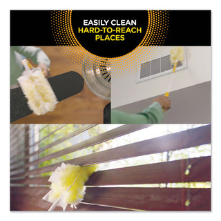 Swiffer® Dusters Heavy Duty 3' Extended Handle Kit, 1 Kit (Handle+3 Dusters), 6 Kit/Case, 6 Total (PGC82074)