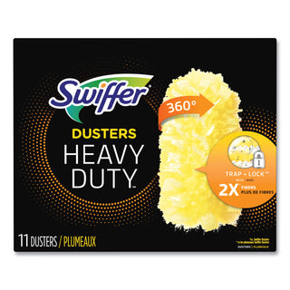 Swiffer® Dusters Heavy Duty Dust Lock Fiber, 2" X 6", Unscented, 11 Per Refill Pack, 3/Pack, 33 Total (PGC99035)