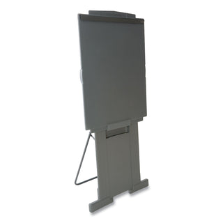 Quartet® Duramax Portable Presentation Easel, Adjusts 39" to 72" High, Plastic, Gray (QRT200E)