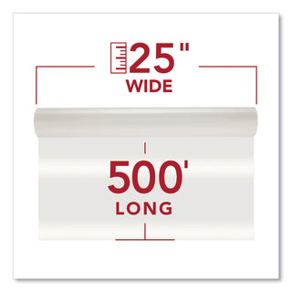 GBC® NAP-Lam I Roll Film, 1.5 mil, 25" x 500 ft, Gloss Clear, 2/Box (GBC3000004)