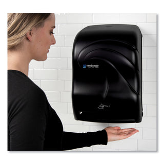 San Jamar® Smart System with iQ Sensor Towel Dispenser, 11 3/4x9 1/4x16 1/2, Black Pearl (T1490TBK)