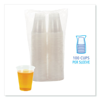 Boardwalk® Translucent Plastic Cold Cups, 10 oz, Polypropylene, 100/Pack (BWKTRANSCUP10PK)