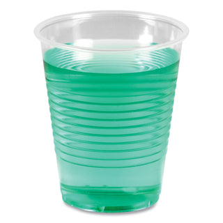 Boardwalk® Translucent Plastic Cold Cups, 12 oz, Polypropylene, 50 Cups/Sleeve, 20 Sleeves/Carton (BWKTRANSCUP12)