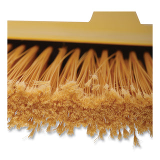Boardwalk® Angler Broom, 53" Handle, Yellow, 12/Carton (BWK932ACT)