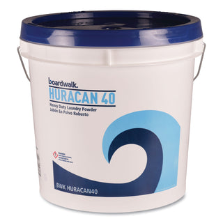Boardwalk® Low Suds Industrial Powder Laundry Detergent, Fresh Lemon Scent, 40lb Pail (BWKHURACAN40)