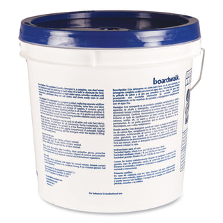 Boardwalk® Low Suds Industrial Powder Laundry Detergent, Fresh Lemon Scent, 40lb Pail (BWKHURACAN40)