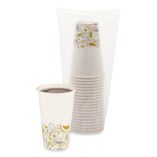 Boardwalk® Deerfield Printed Paper Hot Cups, 16 oz, 50 Cups/Sleeve, 20 Sleeves/Carton (BWKDEER16HCUP)