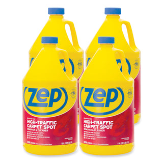 Zep Commercial® High Traffic Carpet Cleaner, 1 gal, 4/Carton (ZPEZUHTC128CT)