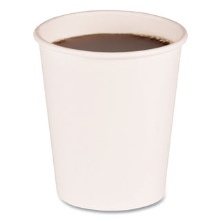 Boardwalk® Paper Hot Cups, 8 oz, White, 50 Cups/Sleeve, 20 Sleeves/Carton (BWKWHT8HCUP)