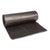 Boardwalk® Low-Density Waste Can Liners, 60 gal, 0.65 mil, 38" x 58", Black, 25 Bags/Roll, 4 Rolls/Carton (BWK3858H)