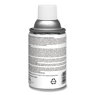 TimeMist® Premium Metered Air Freshener Refill, Dutch Apple & Spice, 6.6 oz Aerosol, 12/CT (TMS1042818)