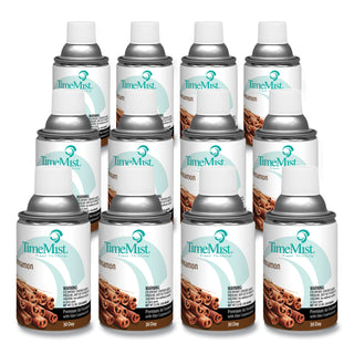 TimeMist® Cinnamon Premium Air Freshener Spray, Aerosol, 5.3 fl oz (0.2 quart), Cinnamon, 30 Day, Long Lasting, Odor Neutralizer (TMS1042746)