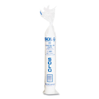 SOLO® Cone Water Cups, Cold, Paper, 4oz, White, 200/Bag, 25 Bags/Carton (SLO4BRCT)