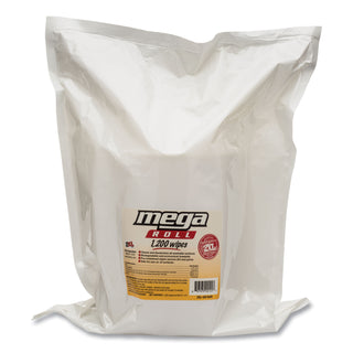 2XL Gym Wipes Mega Roll Refill, 8 x 8, White, 1200/Roll, 2 Rolls/Carton (TXLL420)