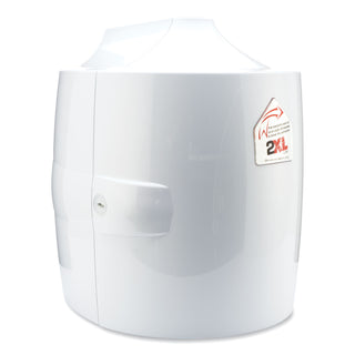 2XL Contemporary Wall Mount Wipe Dispenser, Plastic, 11" x 11" x 13", White (TXLL82)