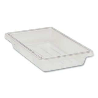 Rubbermaid® Commercial Food/Tote Boxes, 5 gal, 12 x 18 x 9, Clear, Plastic (3304CL)