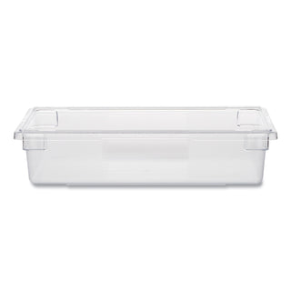 Rubbermaid® Commercial Food/Tote Boxes, 8.5 gal, 26 x 18 x 6, Clear, Plastic (3308-16CL)