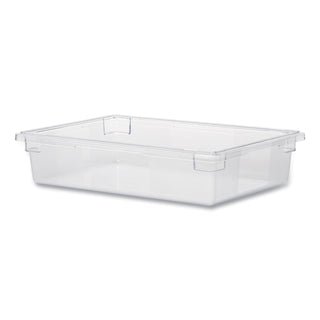 Rubbermaid® Commercial Food/Tote Boxes, 8.5 gal, 26 x 18 x 6, Clear, Plastic (3308-16CL)