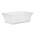 Rubbermaid® Commercial Food/Tote Boxes, 3.5 gal, 18 x 12 x 6, Clear, Plastic (RCP3309CLE) (3309CL)