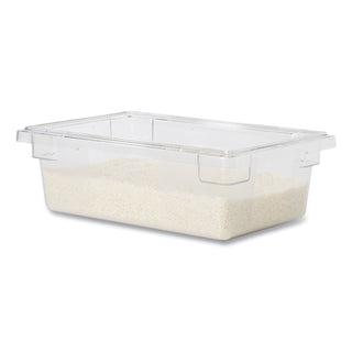 Rubbermaid® Commercial Food/Tote Boxes, 3.5 gal, 18 x 12 x 6, Clear, Plastic (RCP3309CLE) (3309CL)