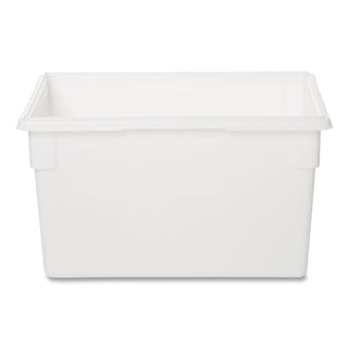 Rubbermaid® Commercial Food/Tote Boxes, 21.5 gal, 26 x 18 x 15, White, Plastic (3501WH)