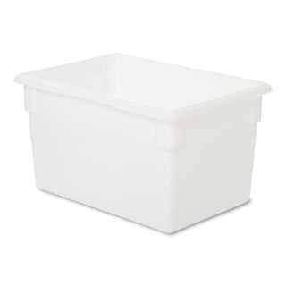 Rubbermaid® Commercial Food/Tote Boxes, 21.5 gal, 26 x 18 x 15, White, Plastic (3501WH)