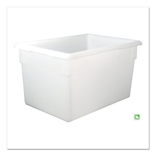 Rubbermaid® Commercial Food/Tote Boxes, 21.5 gal, 26 x 18 x 15, White, Plastic (3501WH)