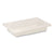 Rubbermaid® Commercial Food/Tote Boxes, 2 gal, 18 x 12 x 3.5, White, Plastic (3507WH)