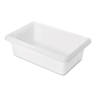 Rubbermaid® Commercial Food/Tote Boxes, 3.5 gal, 18 x 12 x 6, White, Plastic (3509WH)