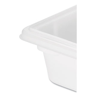 Rubbermaid® Commercial Food/Tote Boxes, 3.5 gal, 18 x 12 x 6, White, Plastic (3509WH)