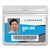 Advantus Resealable ID Badge Holder, Horizontal, 4.13 x 3.75, Clear, 50/Pack (AVT75523)