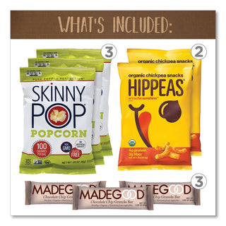 Snack Box Pros Vegan Snack Box, 15 Assorted Snacks (GRR70000126)