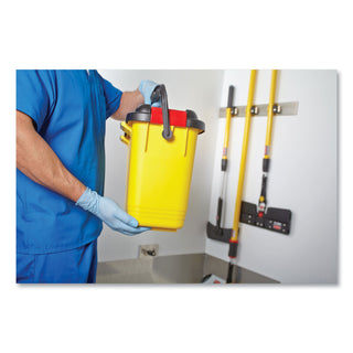 Rubbermaid® Commercial HYGEN™ HYGEN Charging Bucket, 6.8 gal, Yellow (RCPQ950)