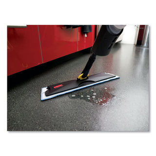 Rubbermaid® Commercial Light Commercial Spray Mop, 18" Wide Blue Head, 52" Steel Handle (RCP3486108)