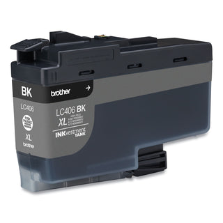 Brother LC406XLBKS INKvestment High-Yield Ink, 6.000 Page-Yield, Black (BRTLC406XLBKS)