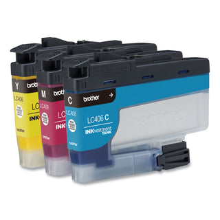 Brother LC4063PK INKvestment Ink, 1,500 Page-Yield, Cyan/Magenta/Yellow, 3 Pack (BRTLC4063PKS)