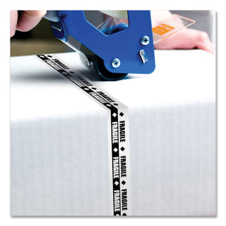 Brother TZ Security Tape Cartridge for P-Touch Labelers, 0.7" x 26.2 ft, Black on White (BRTTZESE4)