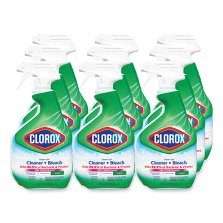 Clorox® All Purpose Cleaner with Bleach, Spray, 32 fl oz (1 quart), Original Scent, 9/Carton (CLO31221CT)